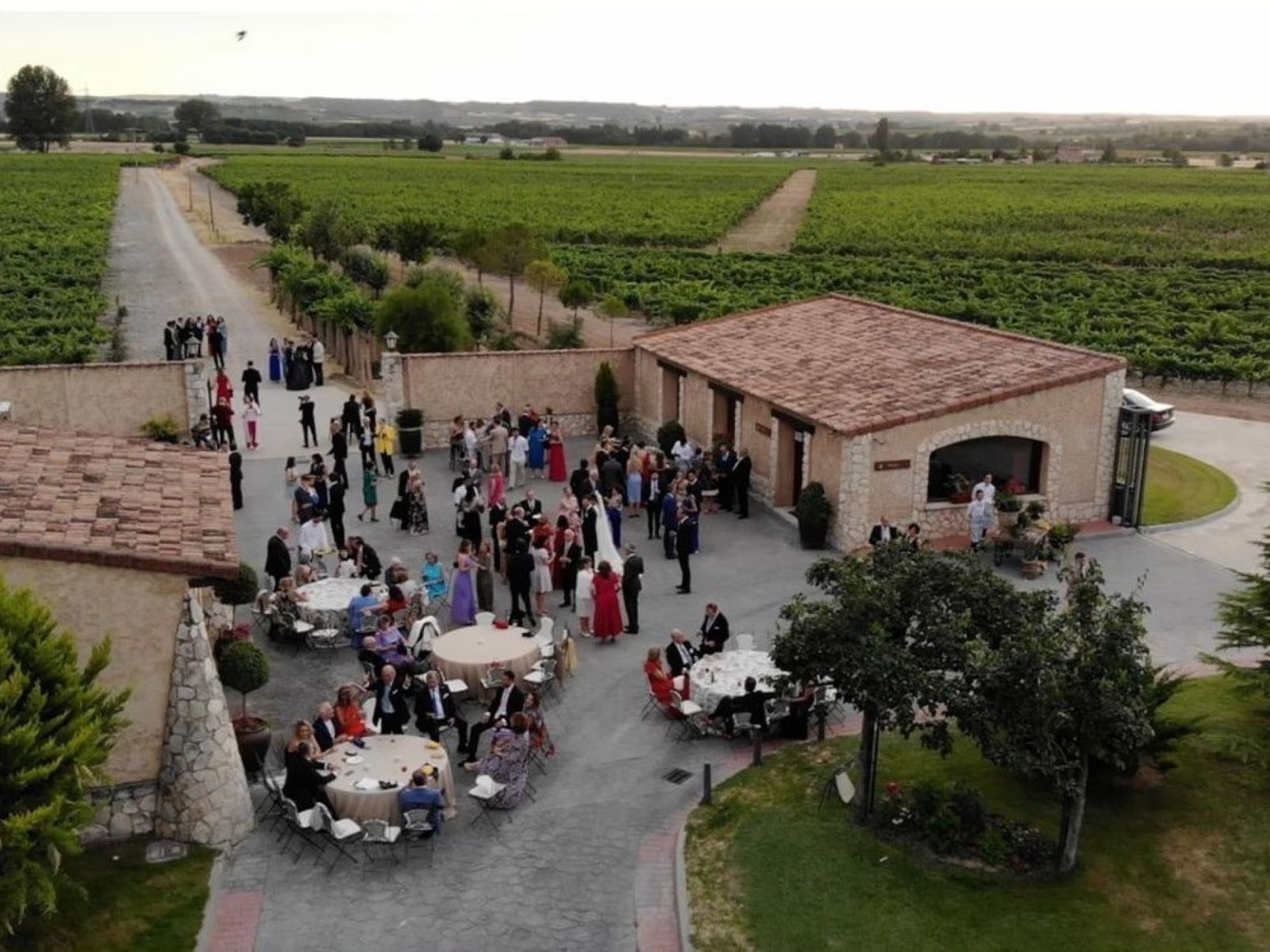 patio exterior vista aera