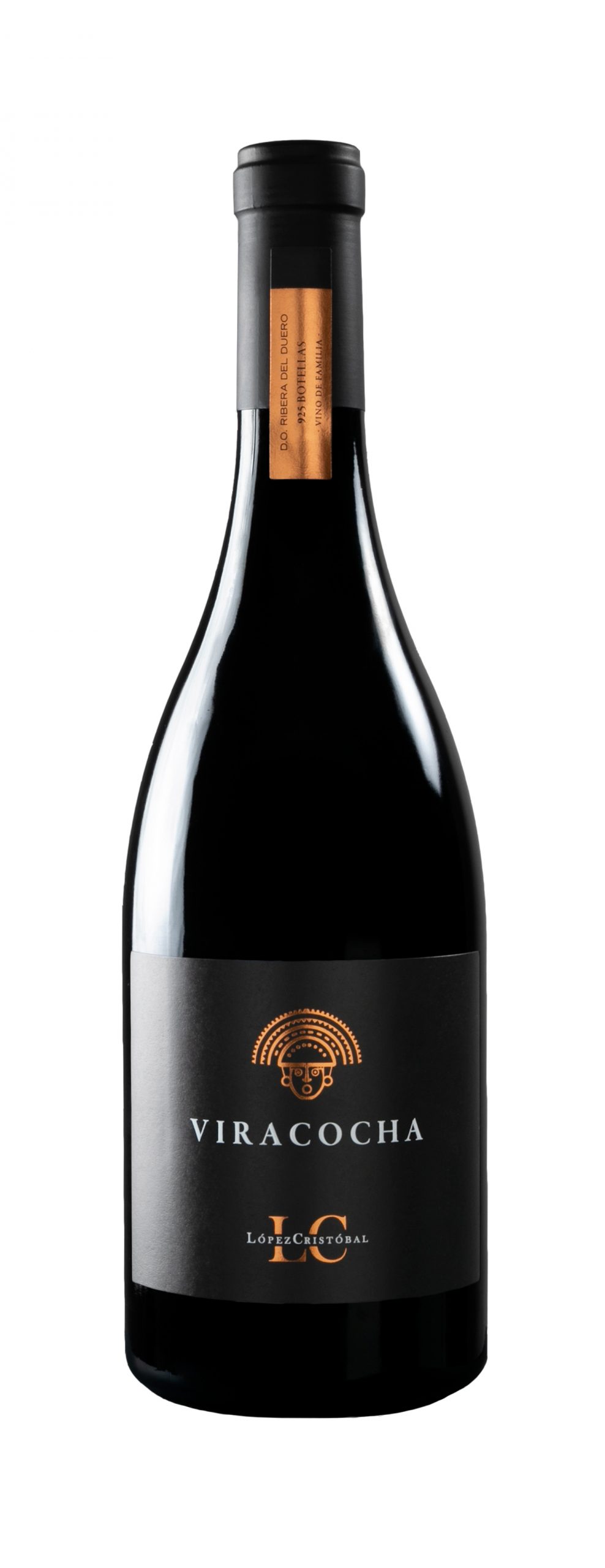 Botella de nuestro vino tinto Viracocha