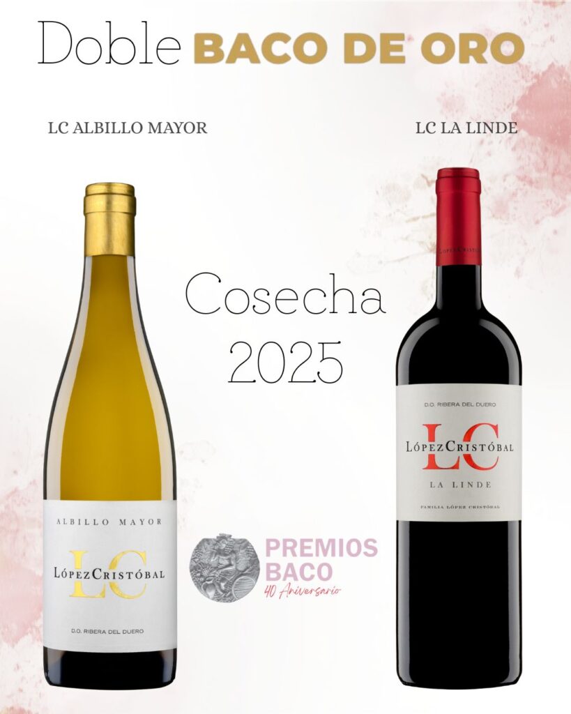 Wines with a gold baco : LC La Linde y LC Albillo Mayor